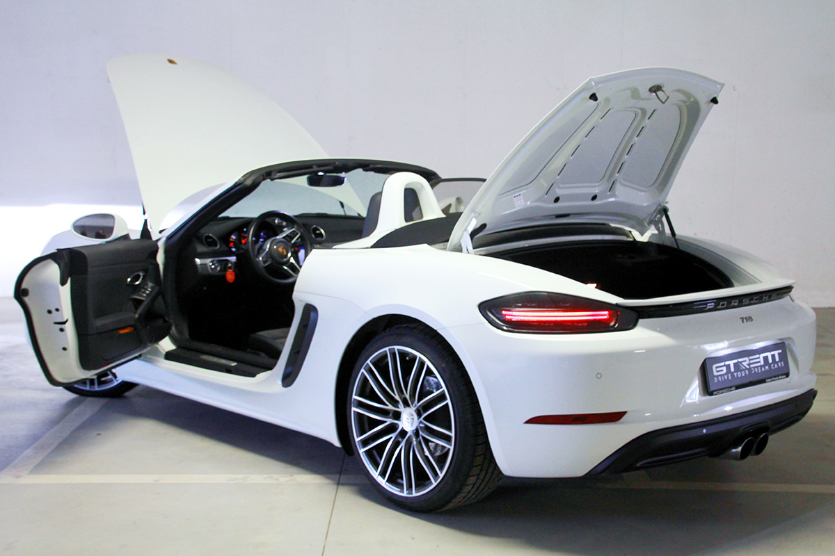 Hire new Porsche 718 BOXTER GT RENT Luxury & Exotic Car Hire Italy